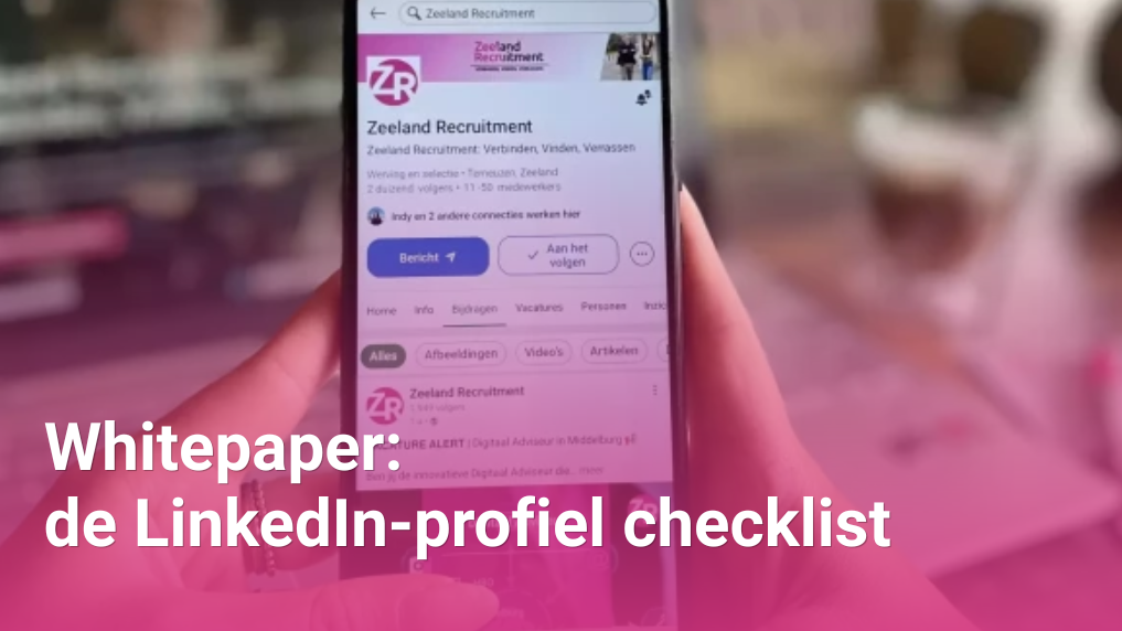 LinkedIn-profiel checklist